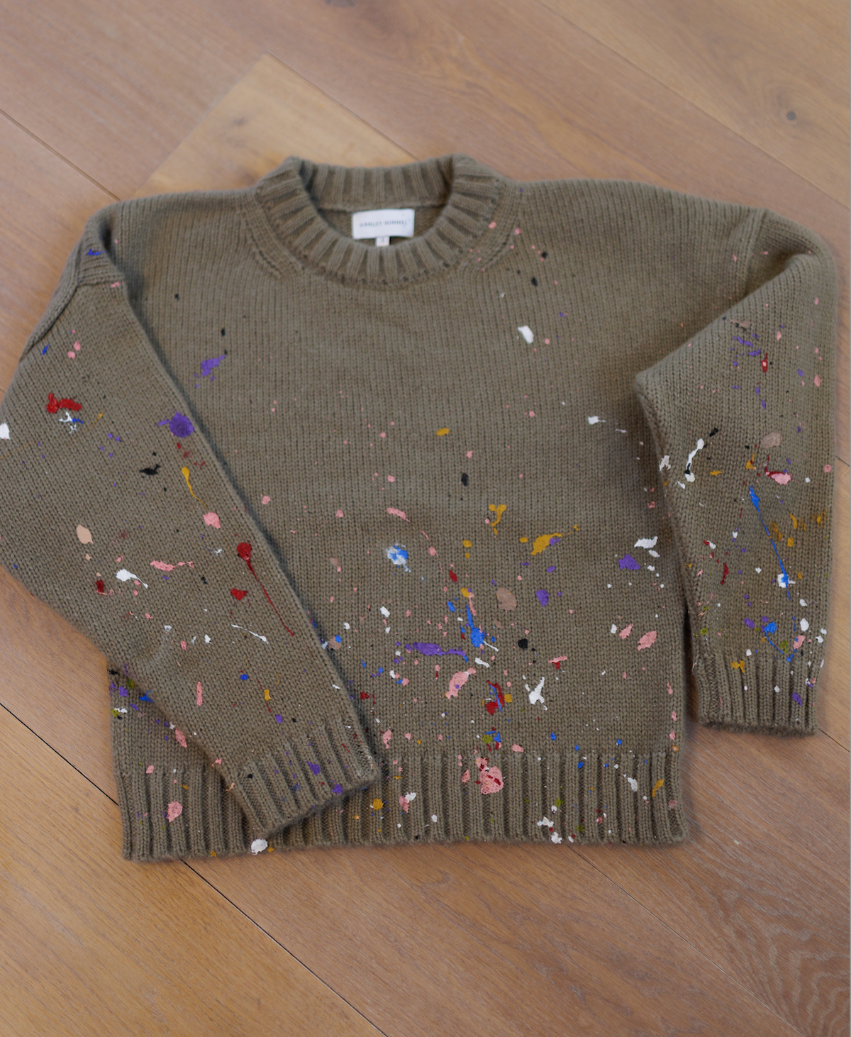 Splatter, Cozy Alpaca Crewneck