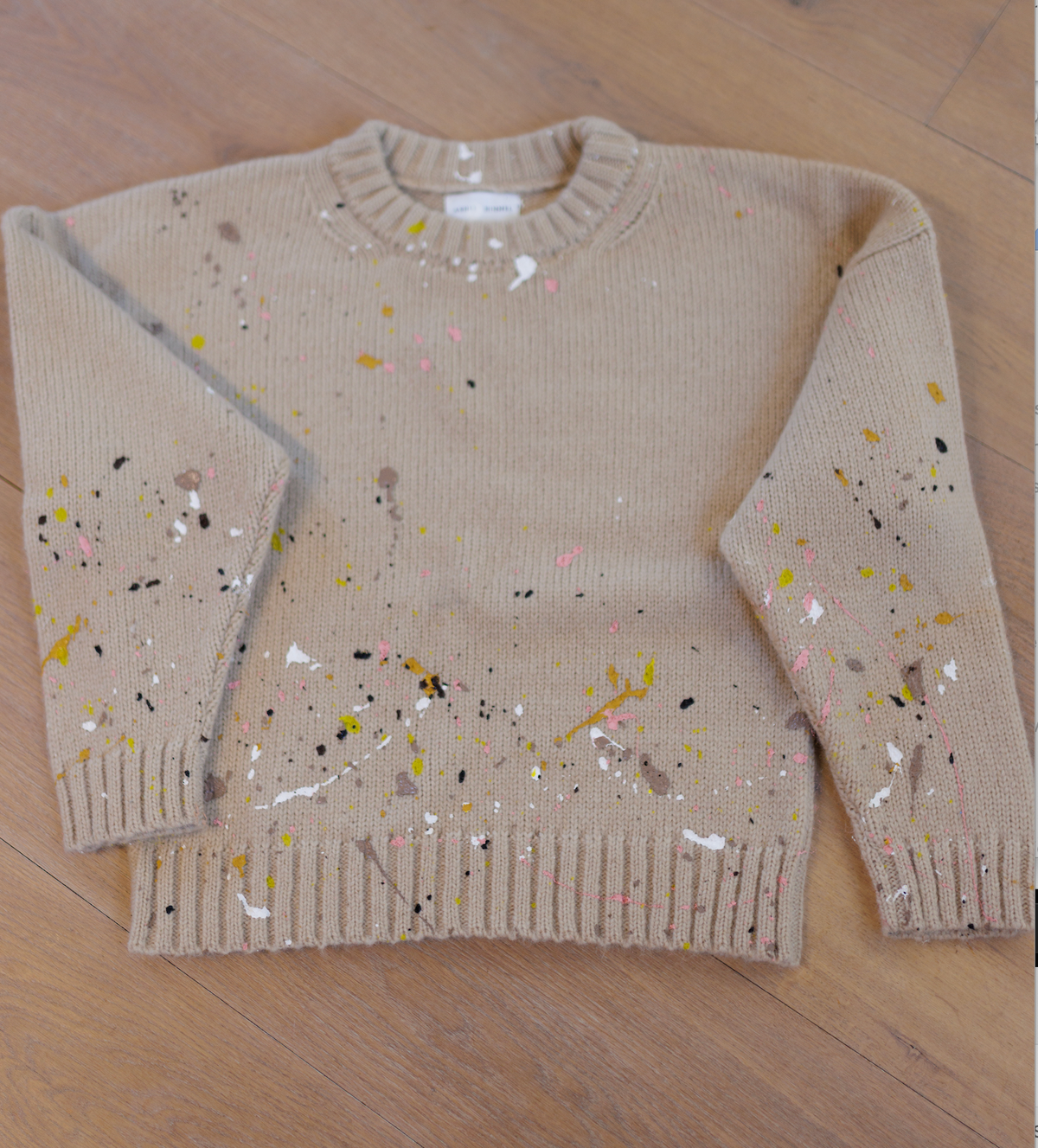 Splatter, Cozy Alpaca Crewneck