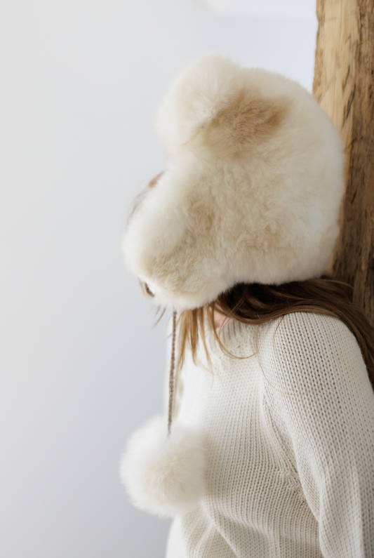 The Pom Pom Trapper Hat