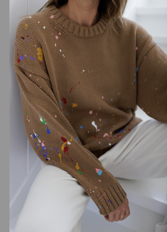 Splatter, The Cozy Cotton Crewneck