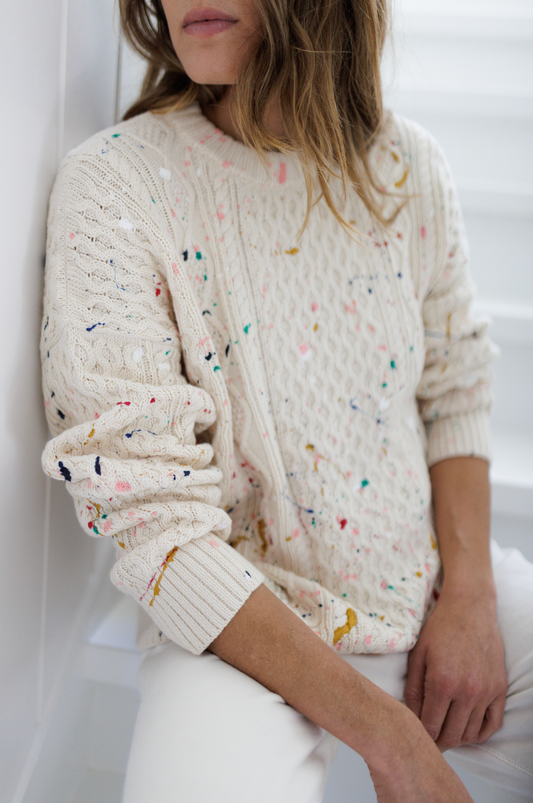 Splatter, The Cozy Cotton Crewneck