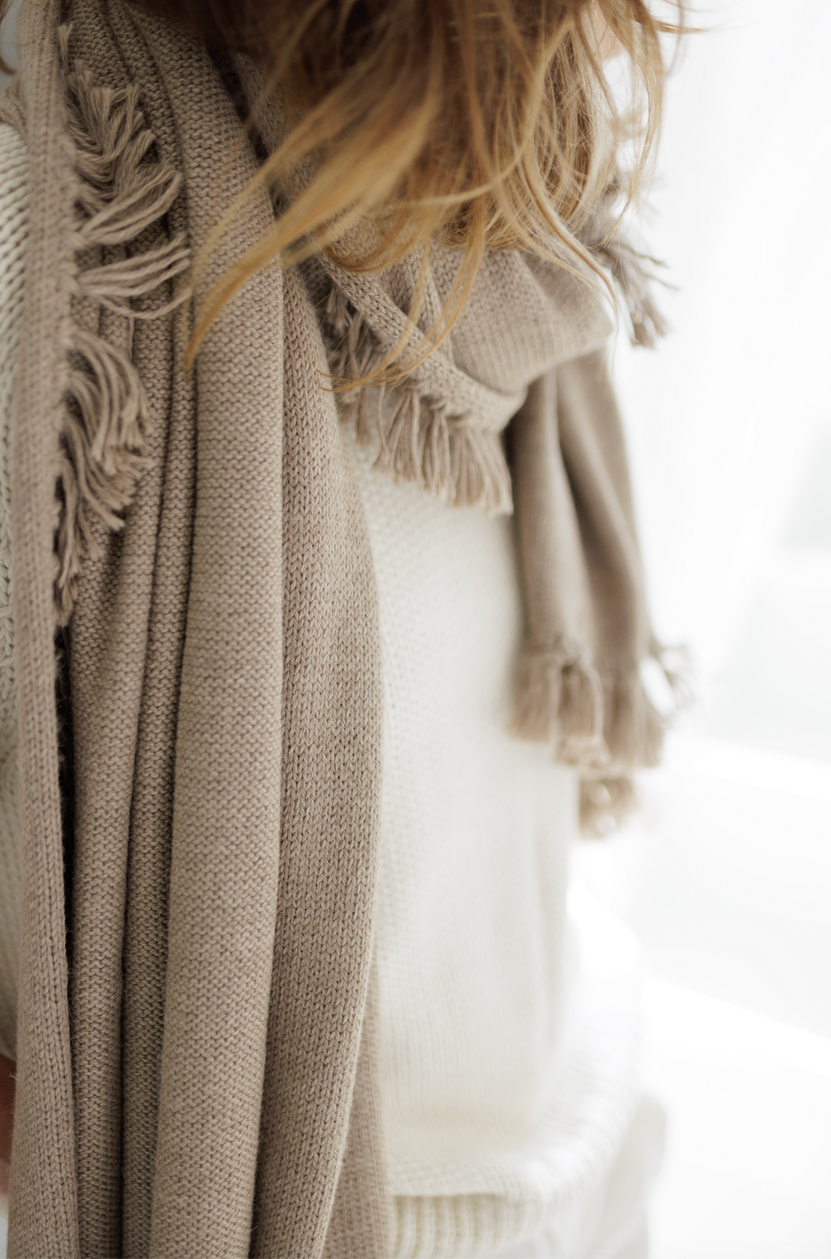 The Oversize Fringe Scarf